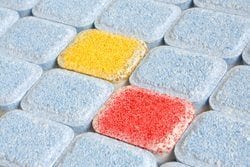 Tolling Services for Consumer Products - Image of multicolored detergent tablets